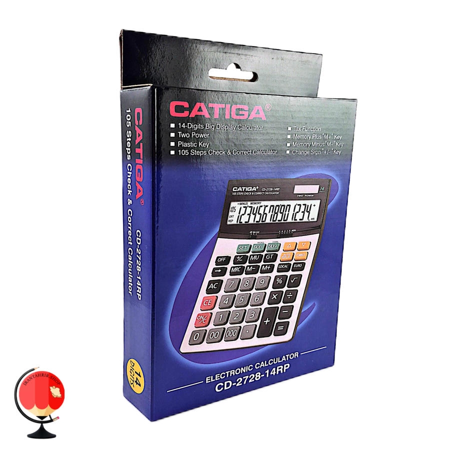 خرید و قیمت ماشین حساب کاتیگا CATIGA CD-2728-14RP
