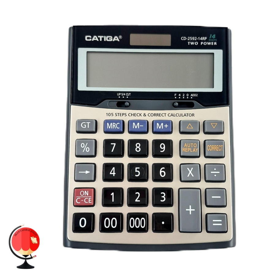 خرید و قیمت ماشین حساب کاتیگا CD-2592-14RP