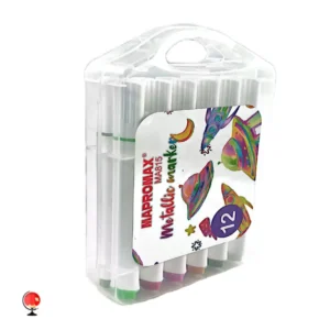 خرید و قیمت ماژیک چند منظوره مپرومکس مدل متالیک کد MA815 بسته ۱۲ عددی