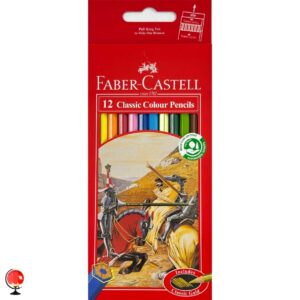 خرید مداد رنگی 12 رنگ فابرکاستل کلاسیک