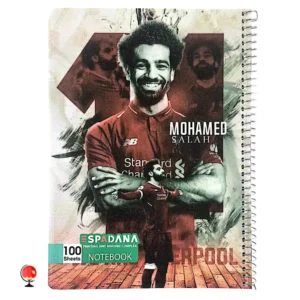 خرید و قیمت دفتر مشق 100 برگ سیمی فوتبالی اسپادانا