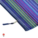 خرید پوشه پارچه ای زیپ دار سایز a6 توری