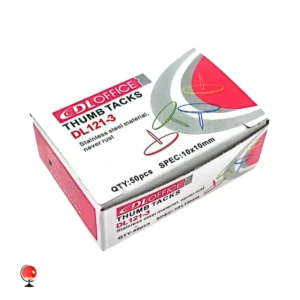 خرید و قیمت پونز رنگی دی ال افیس بسته 50 عددی